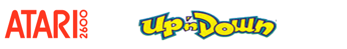 Up 'n Down logo for Atari 2600